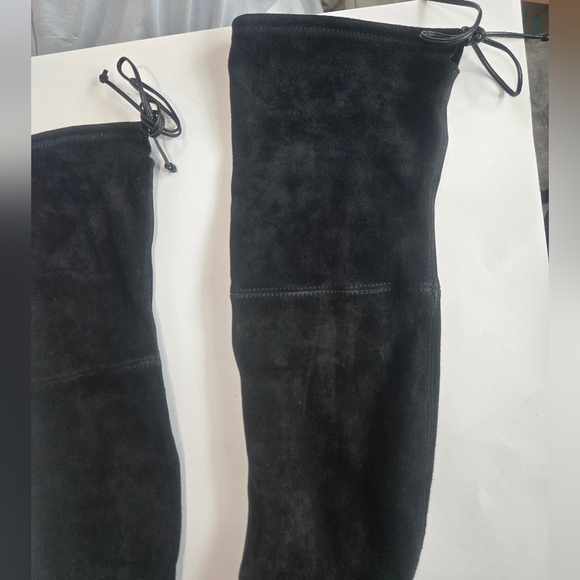Stuart Weitzman Lowland Over Knee Suede Boots - Picture 7 of 16
